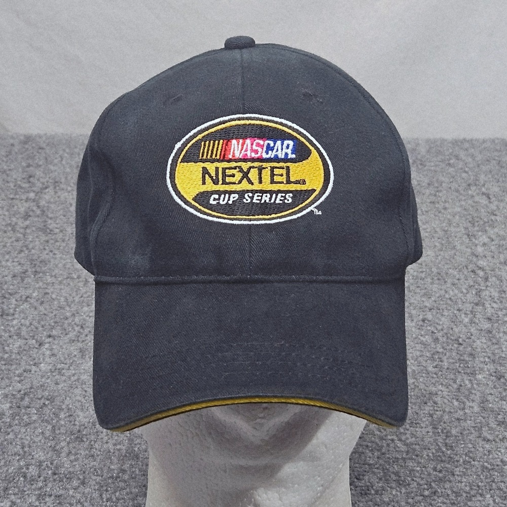 NASCAR Hat Adjustable Black Nextel Cup Series 2004 Inaugural Racing Cap Cars